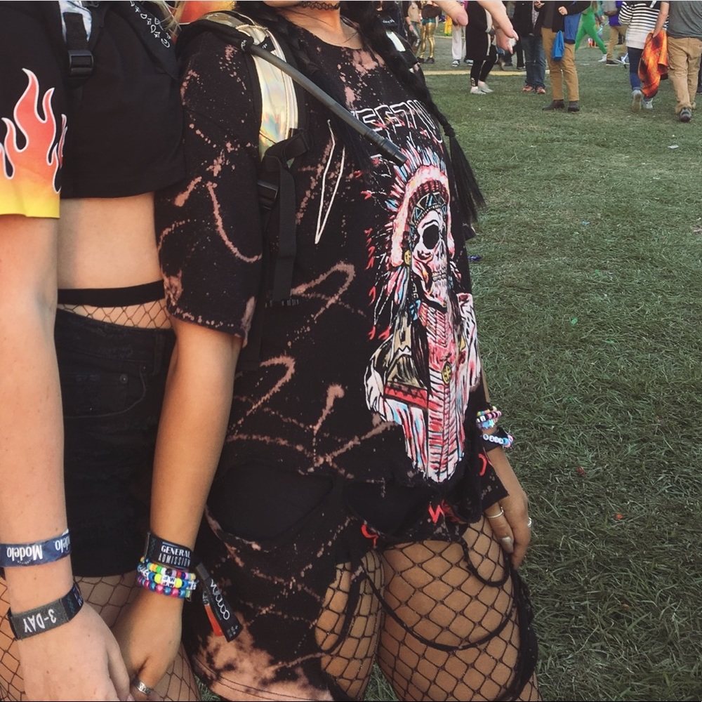 Destroyed yeezus shirt