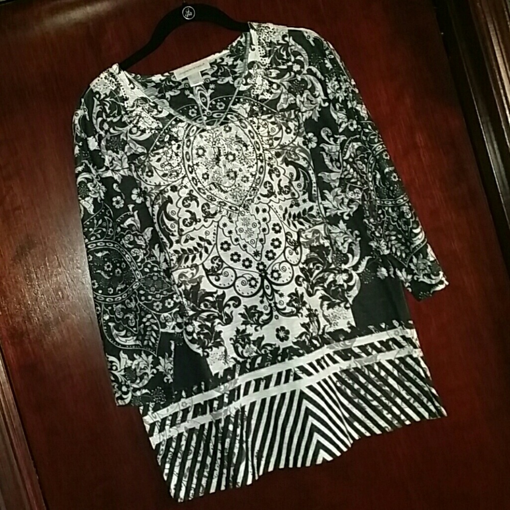 Christopher Banks Beaded Top