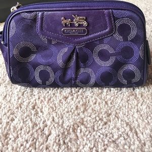 Coach makeup bag