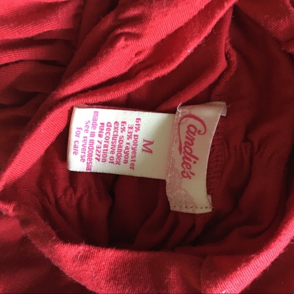 Candies Turtleneck Srunched Tunic Top - Picture 6 of 6