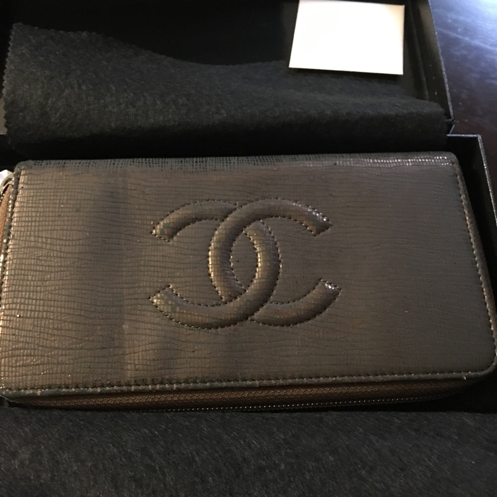 Chanel wallet only used few times.