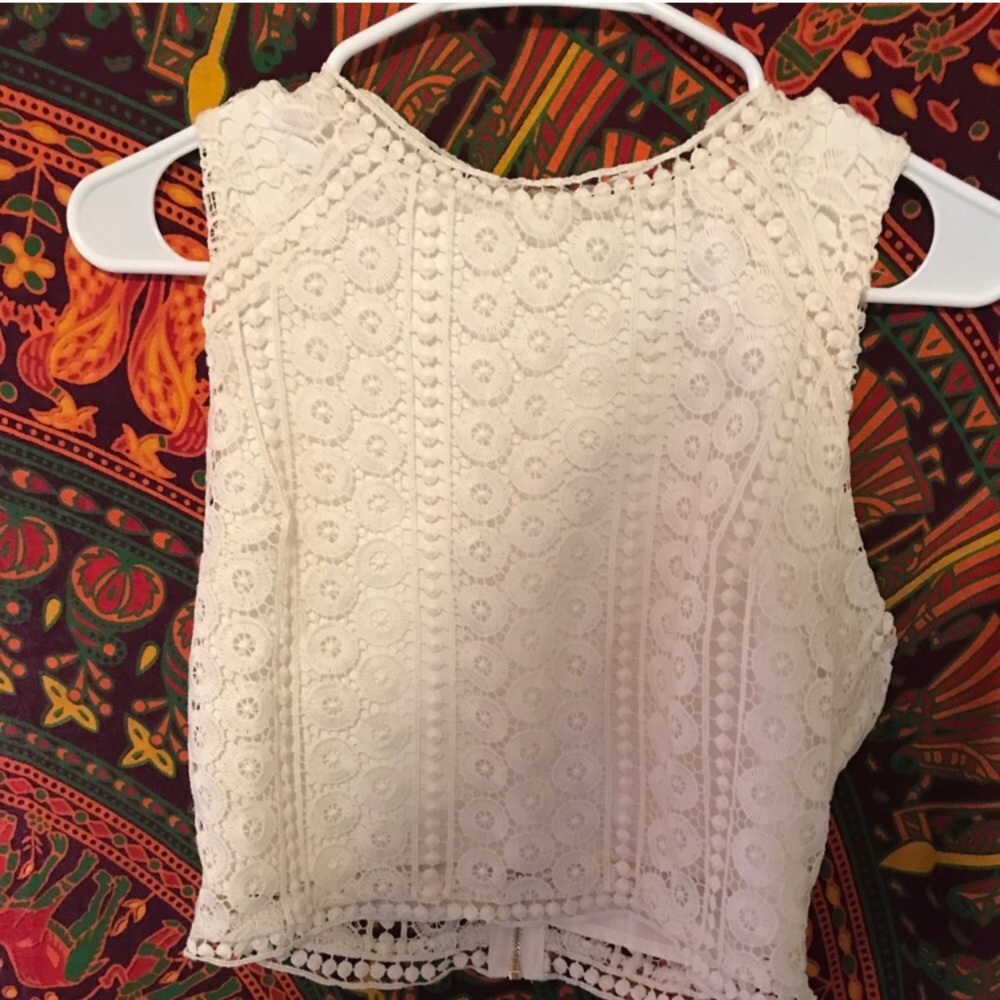 Floral crop top