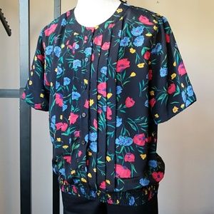 Vintage Alfred Dunner top w/sholder pads!