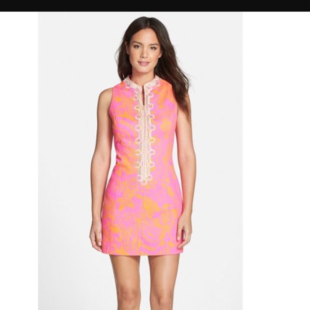 Lilly Pulitzer Alexa high collar shift mini