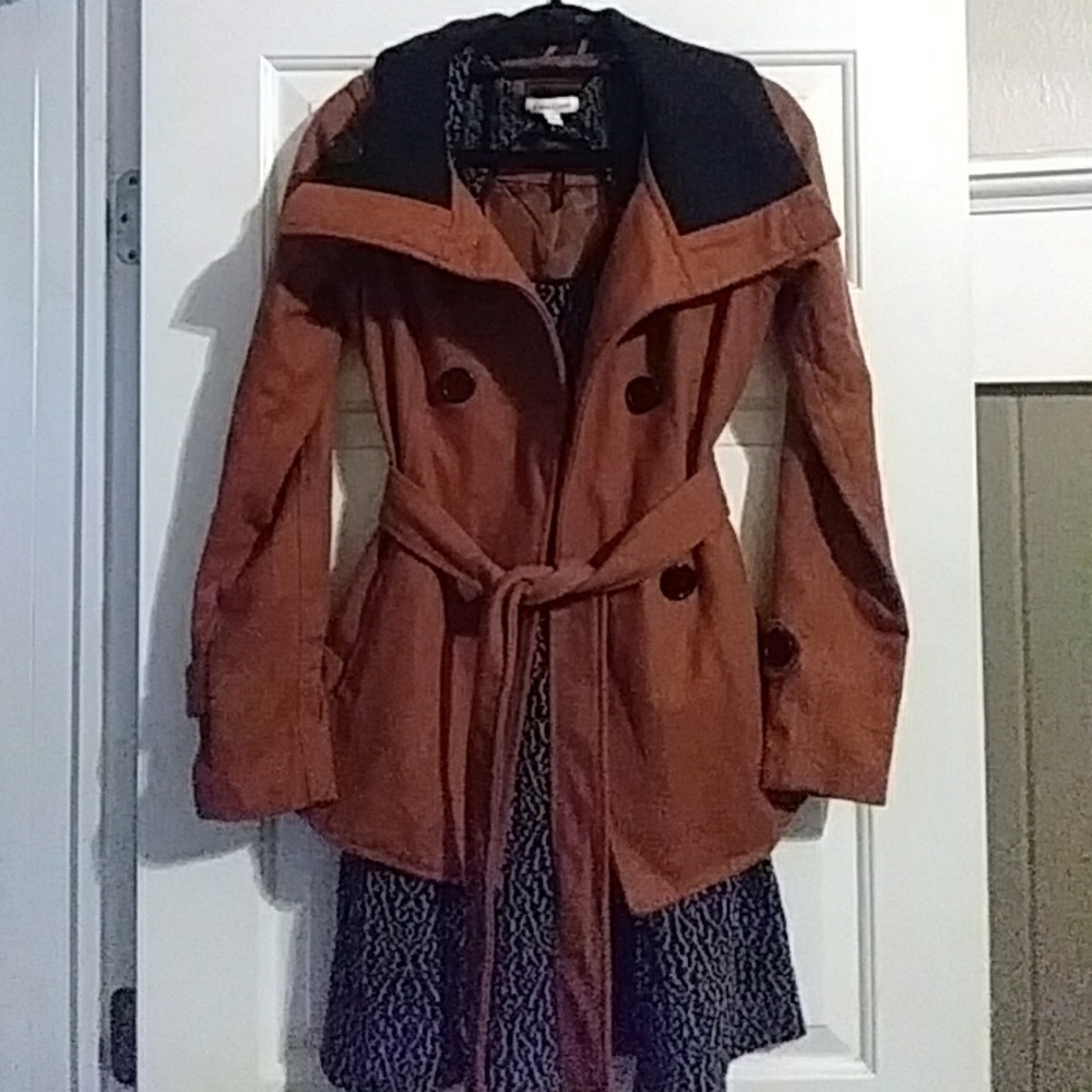 Zulily Burnt Sienna Fall Coat