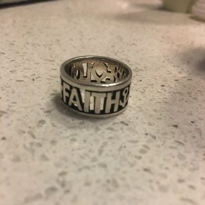 Faith, Hope, Love ring.