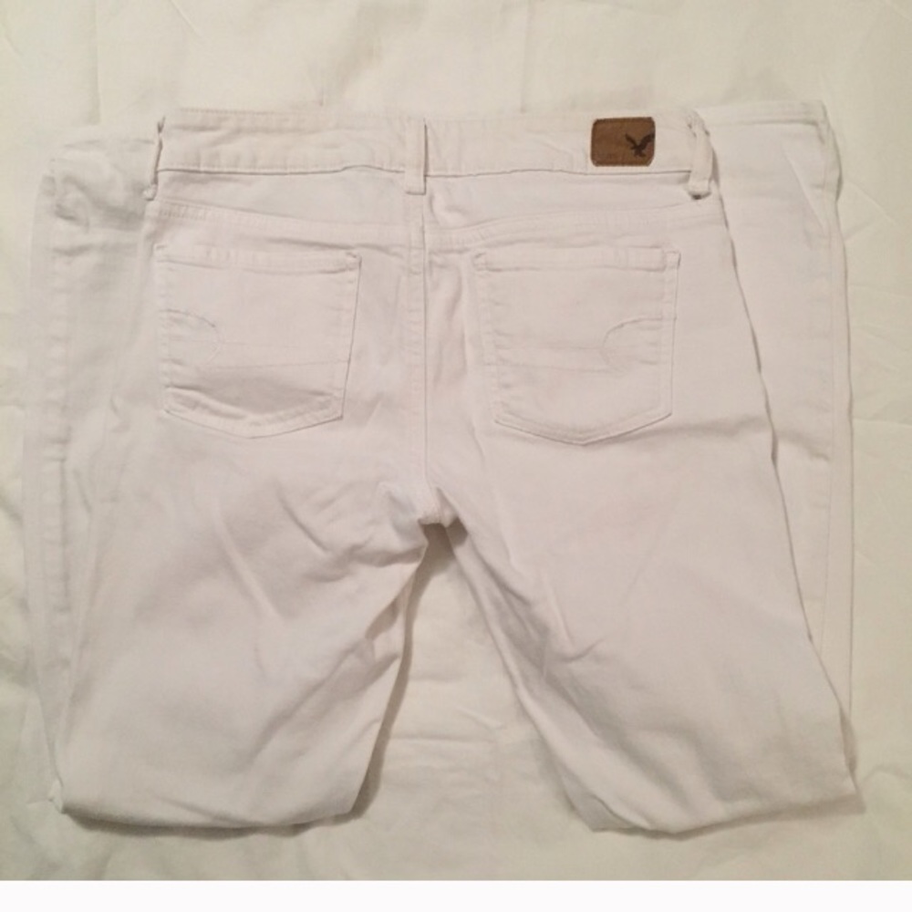American Eagle White jeggings