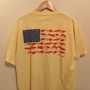 Columbia PFG American Flag Tee