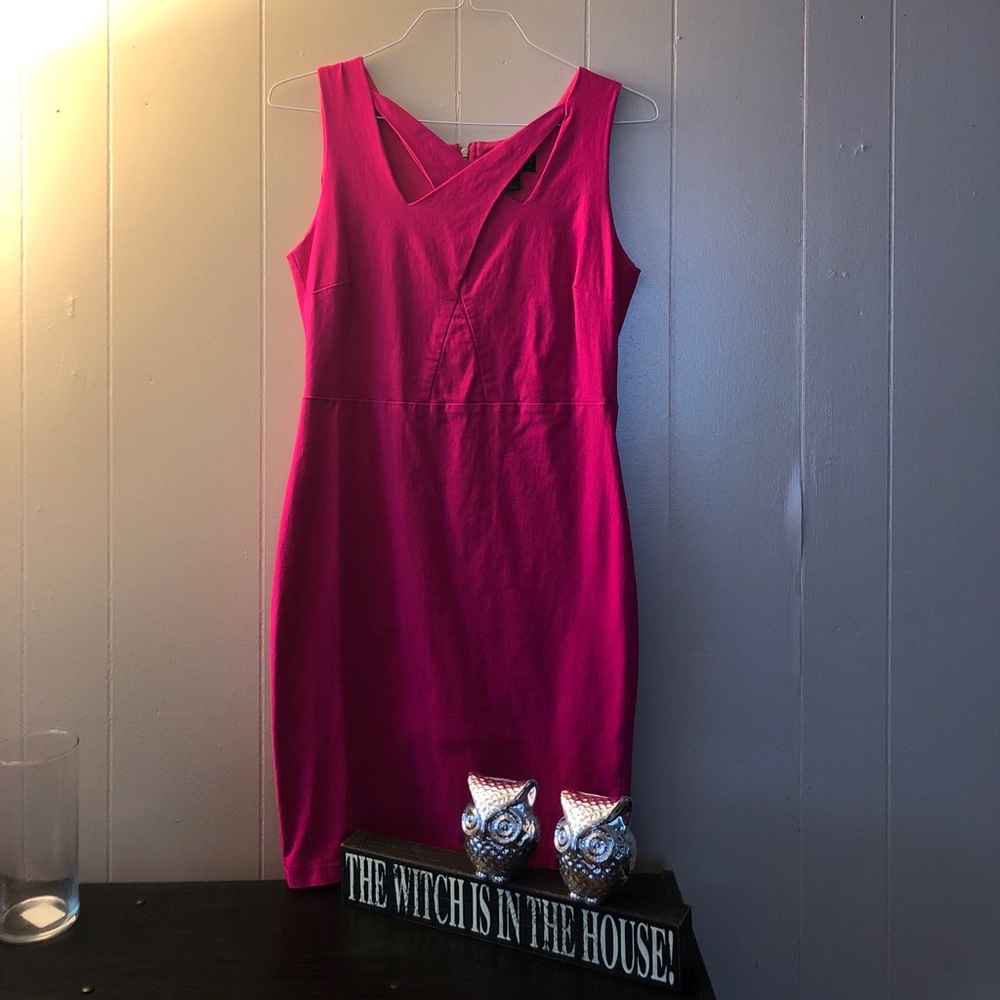 Pink mini dress
