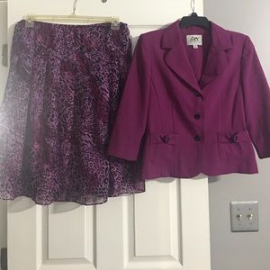 Skirt and jacket