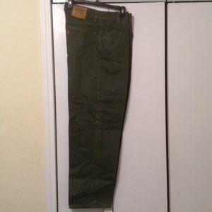 Earth tone green jeans 30x30