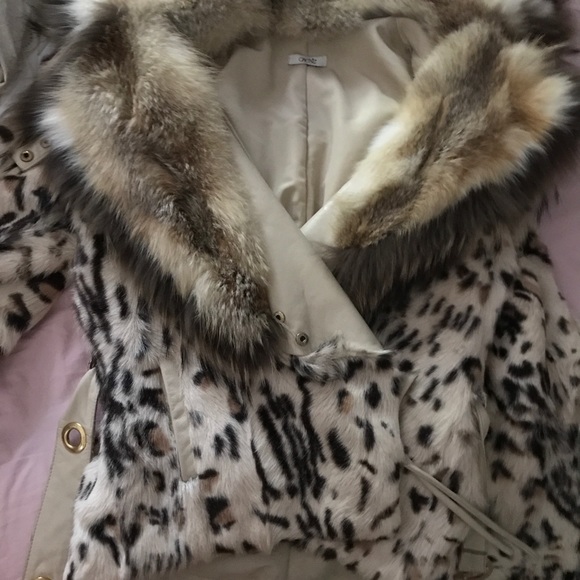 CACHE LuXurious Real Fur Faux Leopard Print - Picture 5 of 7