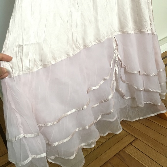 Komarov Beade Pleated Charmeuse Dress & Jacket - Picture 6 of 7