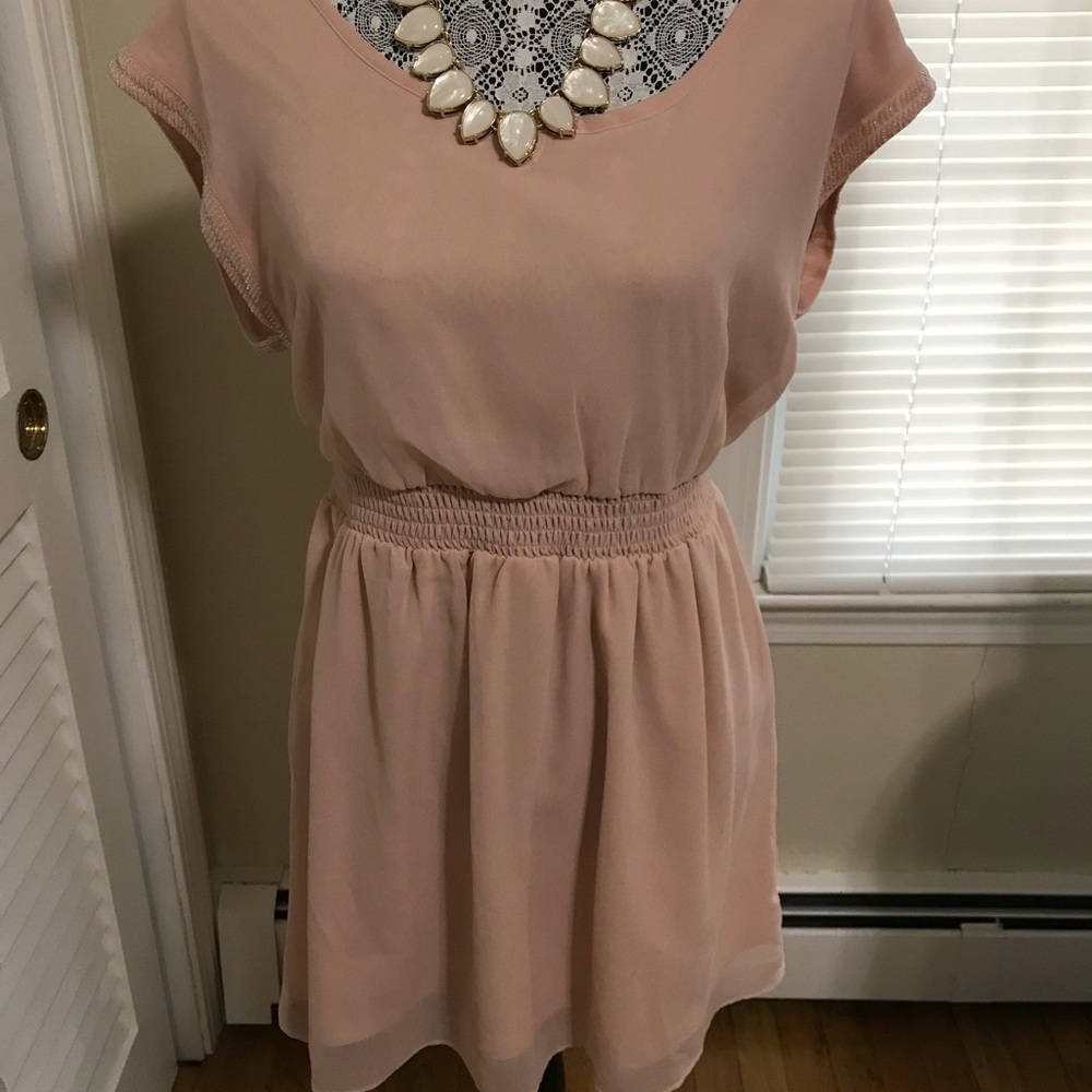 Blush pink dress