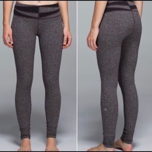 Lululemon Wunder Under Herringbone Leggings