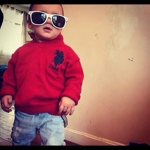 Baby Jeans with suspenders