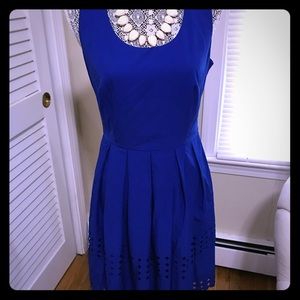 Britton ivy James laser Cobalt blue dress
