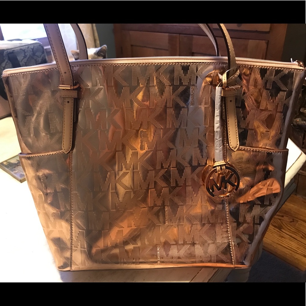 MK Rose Gold Purse
