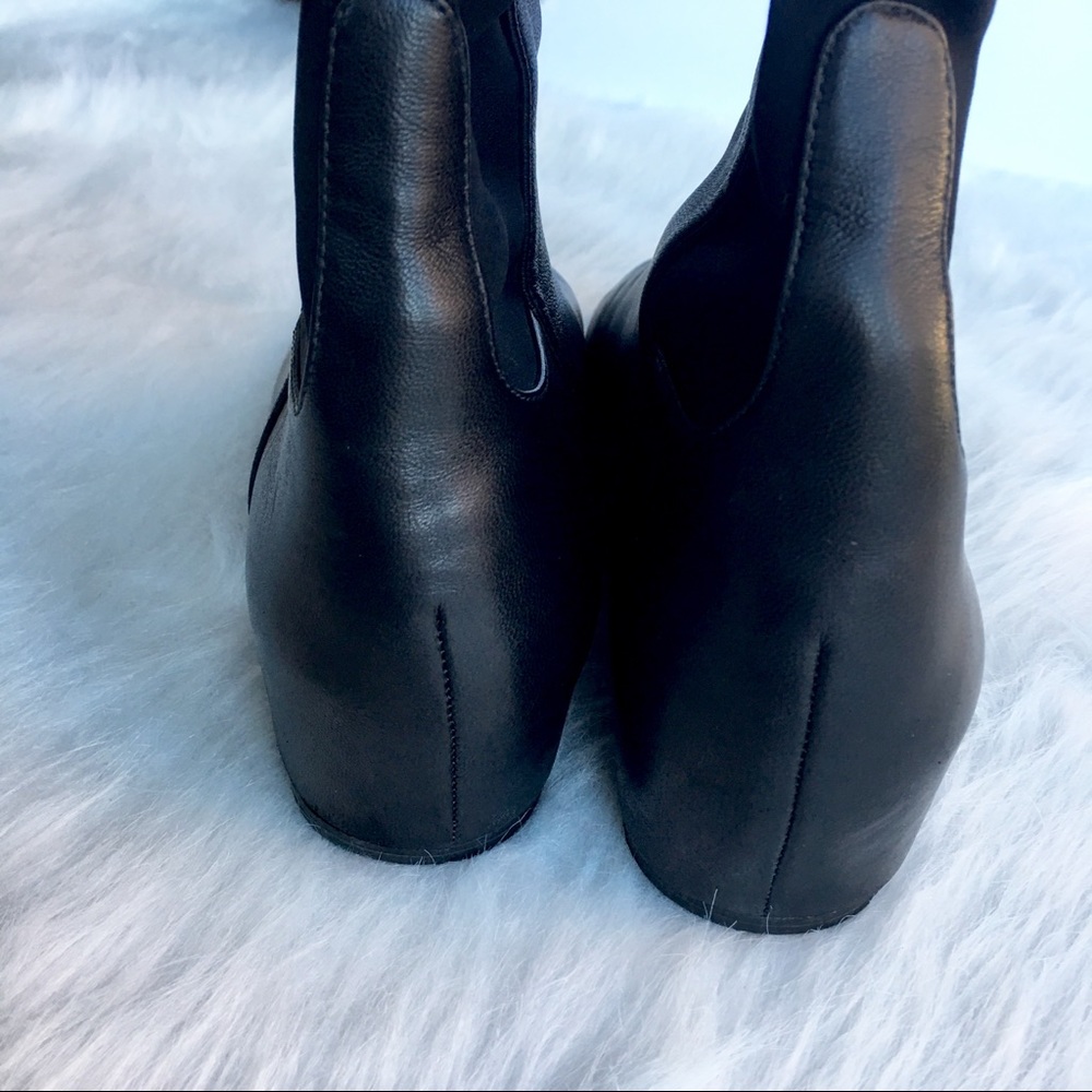 Stuart Weitzman Leather Over The Knee 5050 Boots - Picture 4 of 7