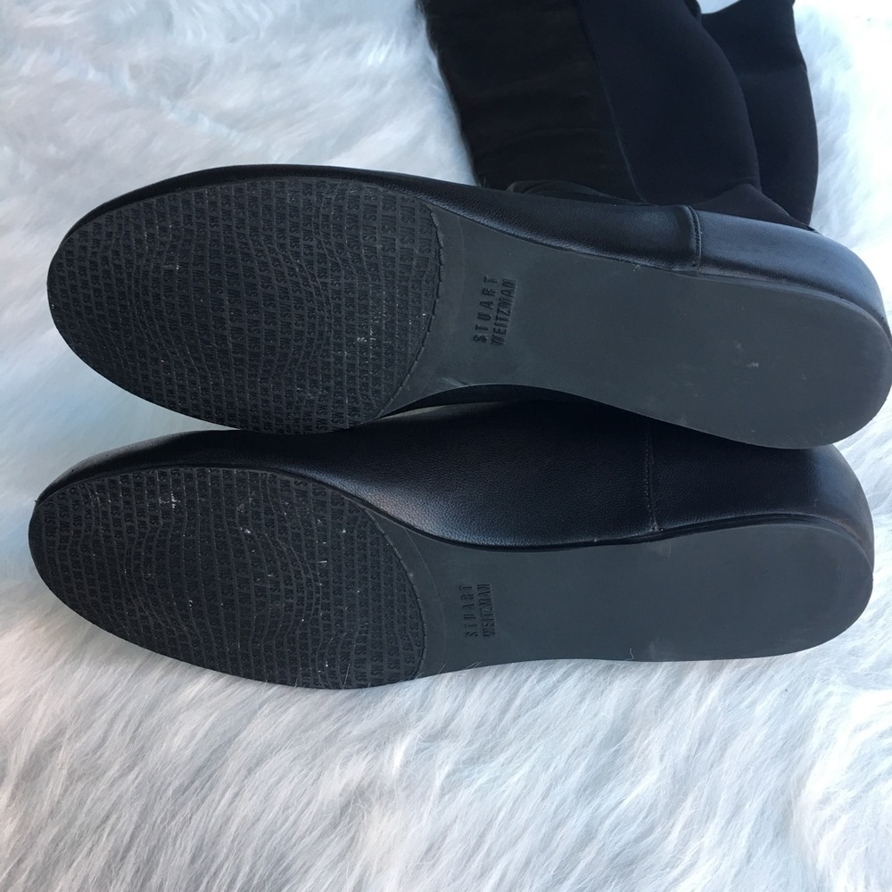 Stuart Weitzman Leather Over The Knee 5050 Boots - Picture 7 of 7