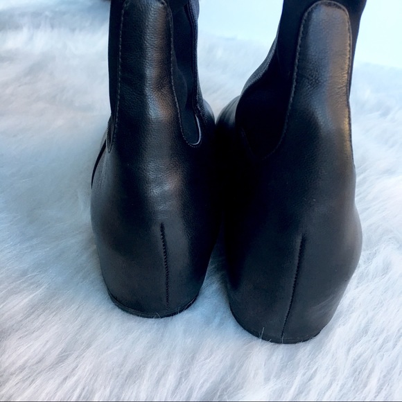 Stuart Weitzman Leather Over The Knee 5050 Boots - Picture 4 of 7