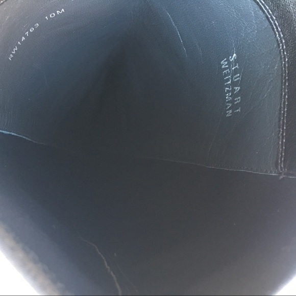 Stuart Weitzman Leather Over The Knee 5050 Boots - Picture 6 of 7