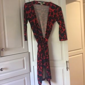 DVF wrap dress size 2