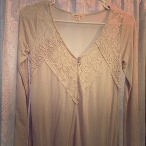 Rose Gold Lace Top