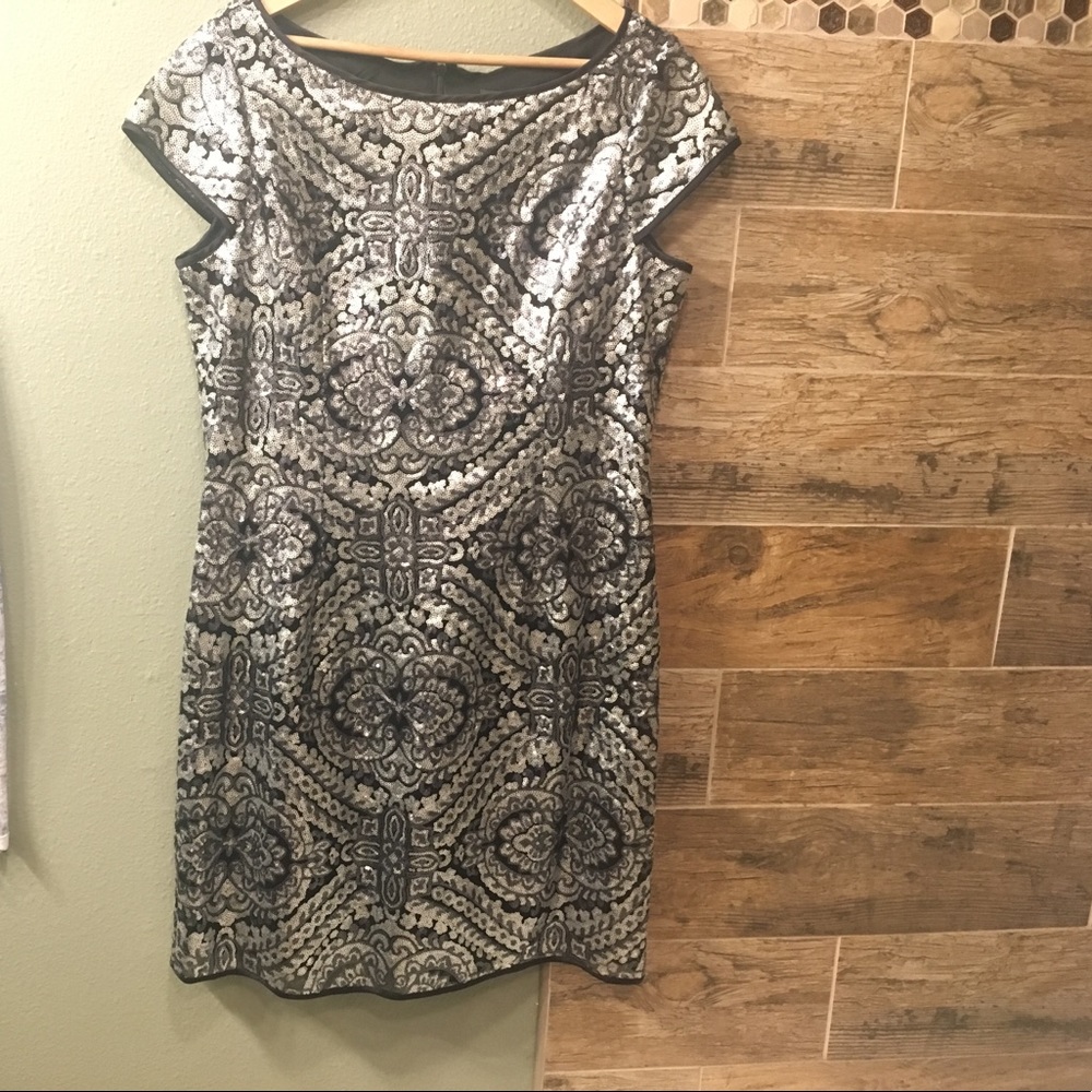 Adrianna Papell-Sheath Cocktail Dress