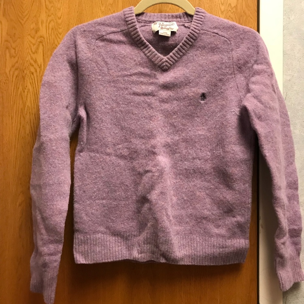 Penguin VNeck lambswool Sweater