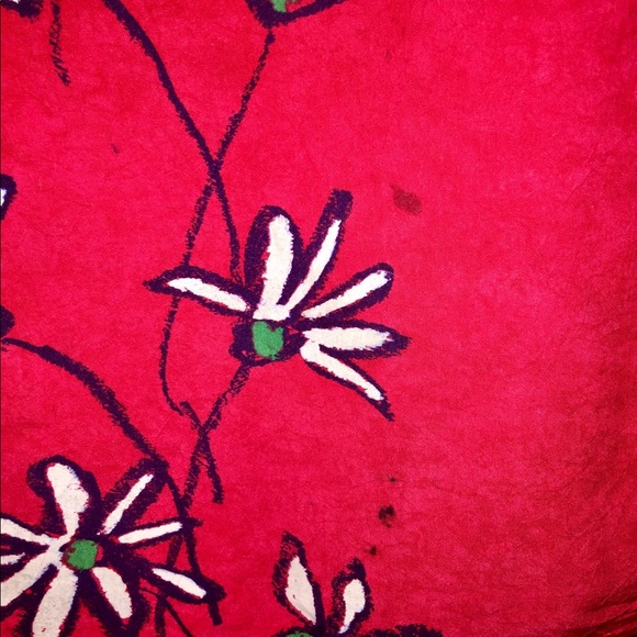 Red 60s Daisy Dress - Picture 4 of 7