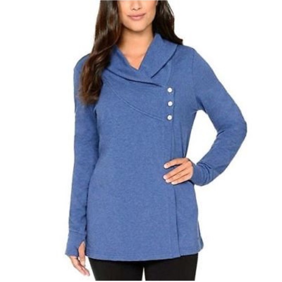 Danskin Jackets & Blazers - Danskin French Terry Wrap Jacket