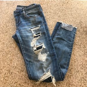 American eagle destroyed jeans