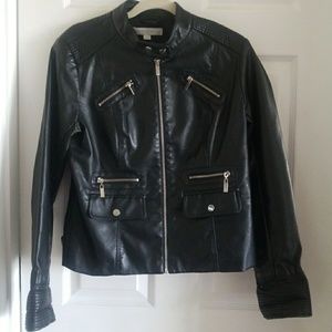 Faux Leather Jacket