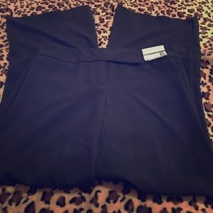NWT New York & company wide leg tall dress pant