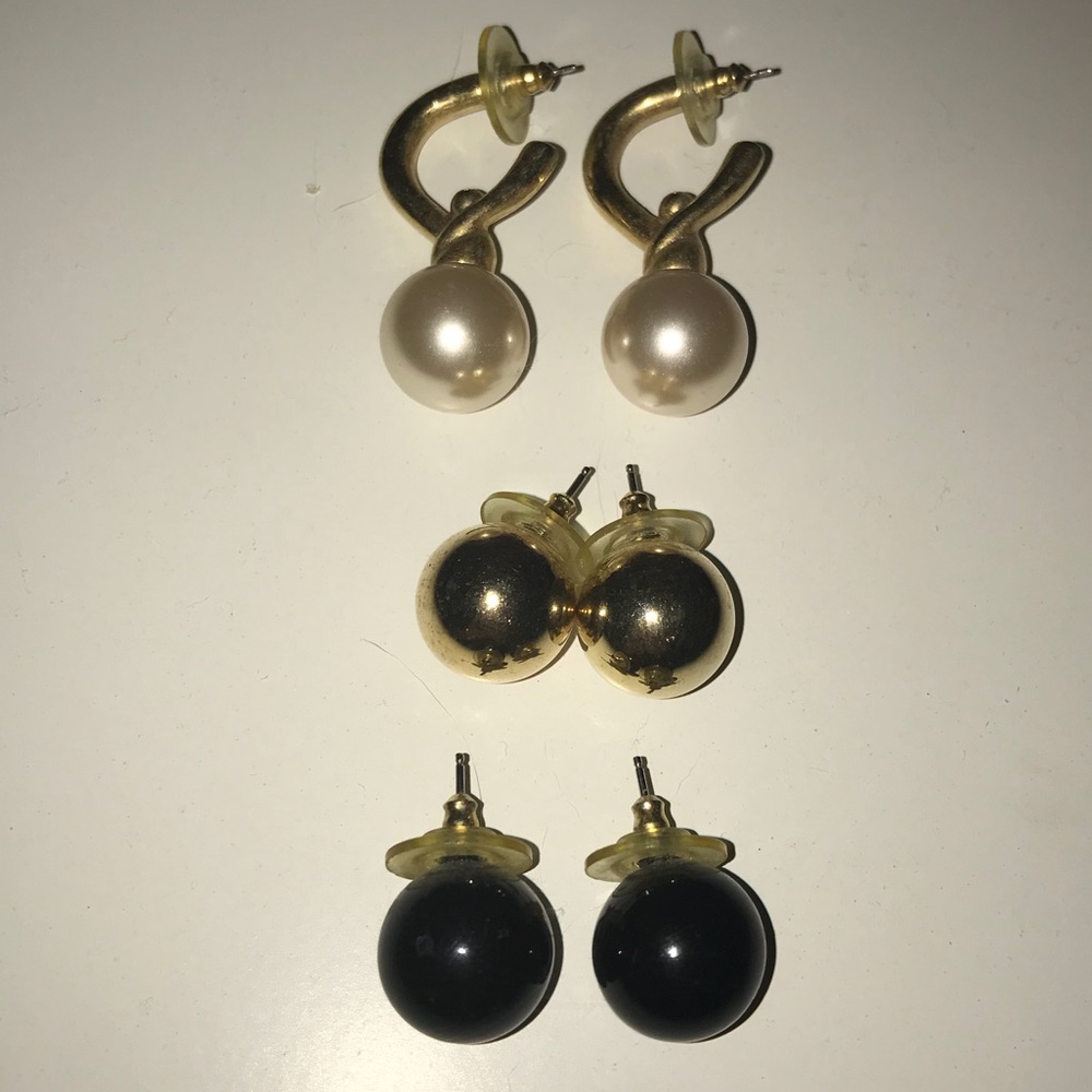 Changeable Earrings in Gold