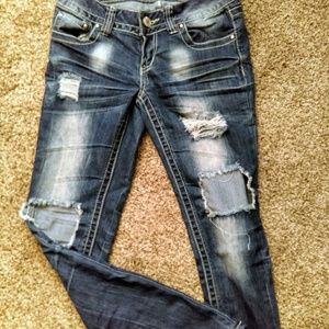Almost famous skinny jeans sz 3