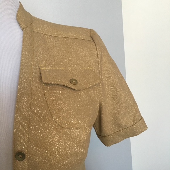 Kay Unger Sparkly Gold Dress - Picture 3 of 5