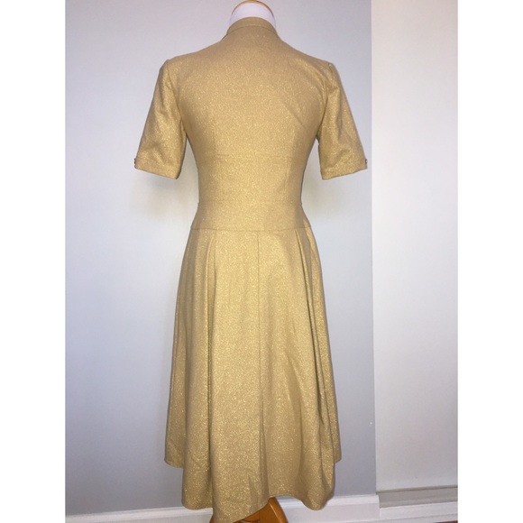 Kay Unger Sparkly Gold Dress - Picture 2 of 5