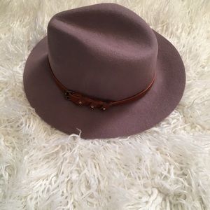 Lavender Blush Wool Polyester hat
