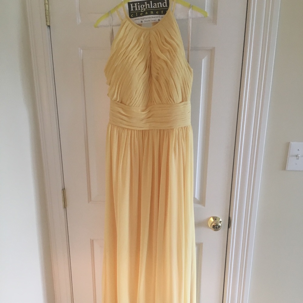Bill Levkoff Canary Bridesmaid Dress Style 1161