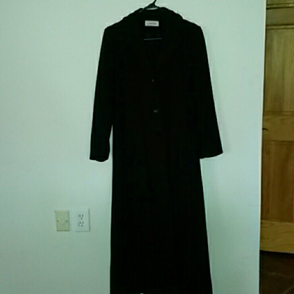 Long black coat