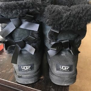 Black UGG boots, women’s size 8