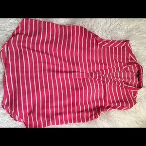 Zac & Rachel  Pink and white sleeveless top