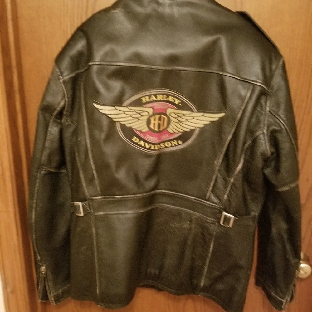 Men's Harley Davidson leather coat