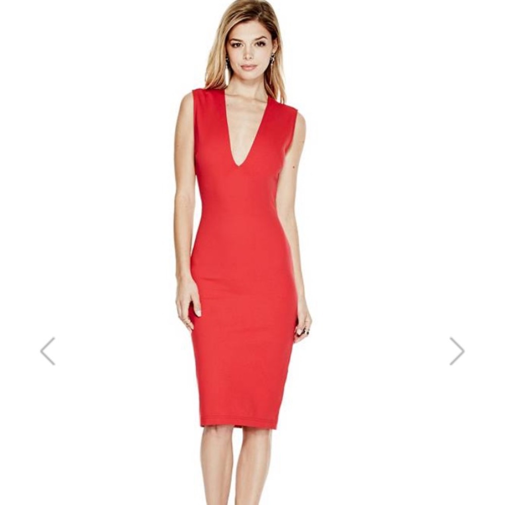 Guess Red Dress 💃🏽👠