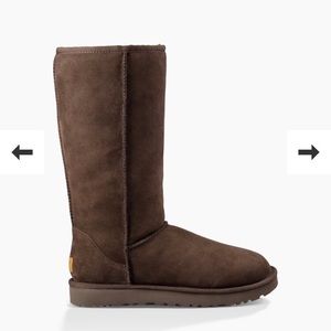 Dark Brown UGG Boots Classic II Tall