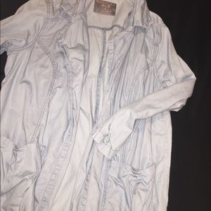 Long open duster (ankle length)