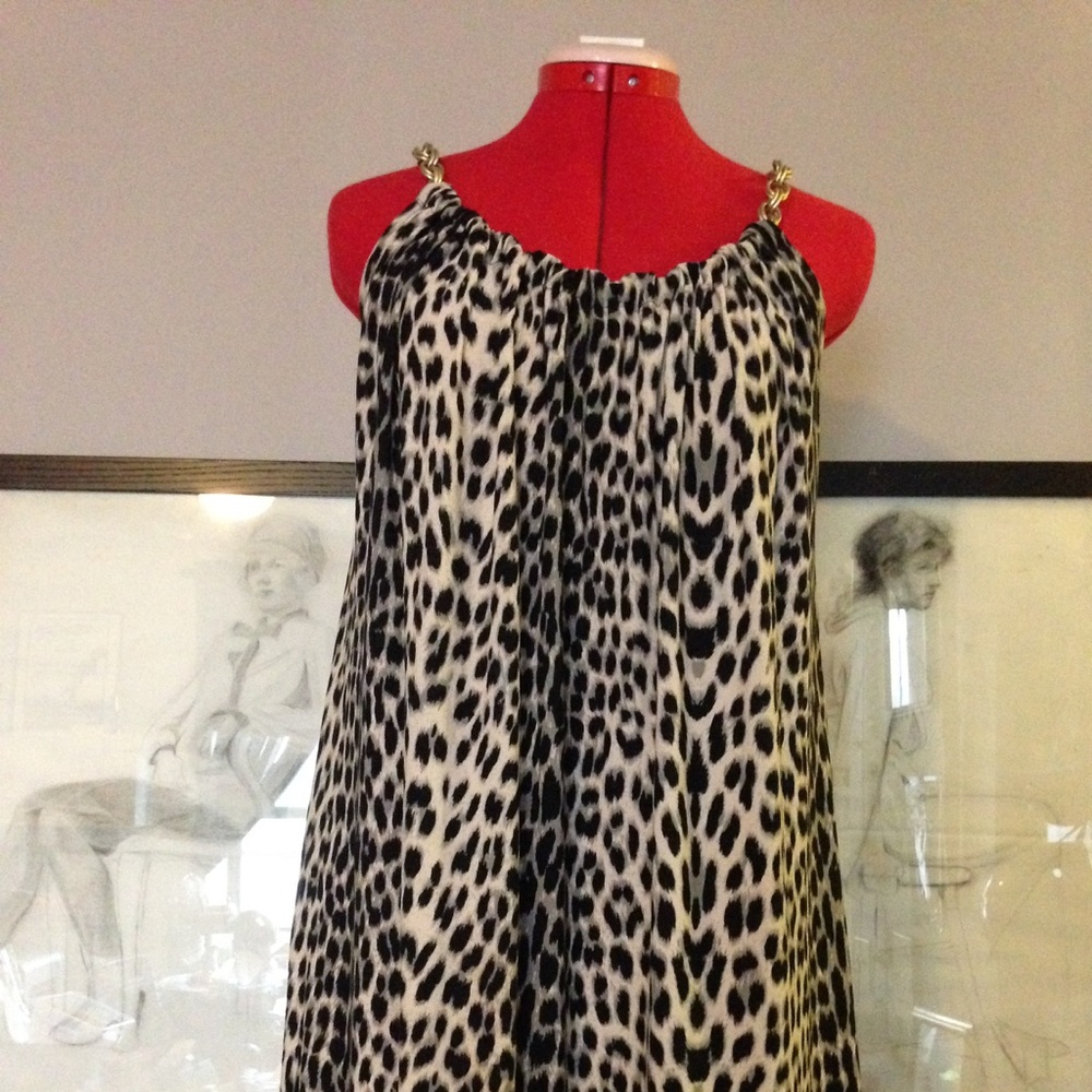 Leopard print dress