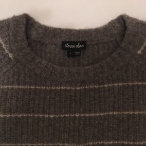 Steven Alan cropped lambswool/cashmere sweater